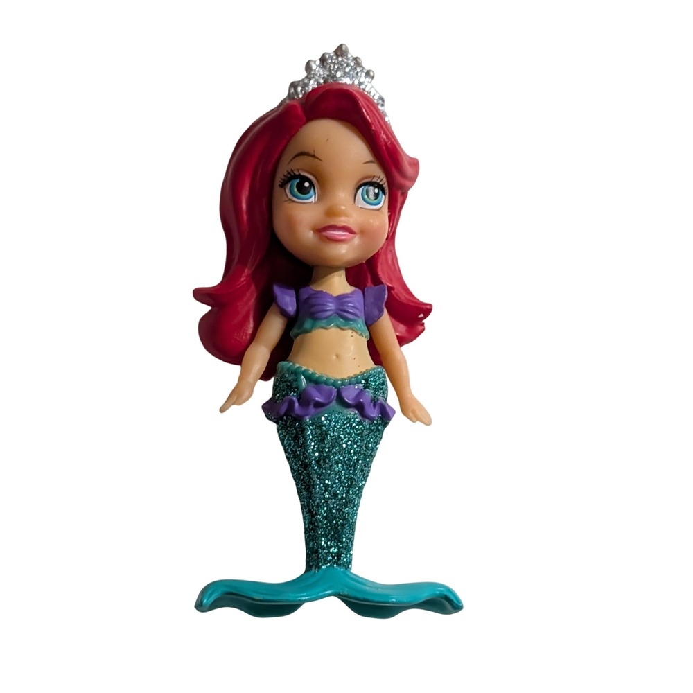 Disney The Little Mermaid Ariel Toddler Mermaid Doll Toy Sparkle Glitter